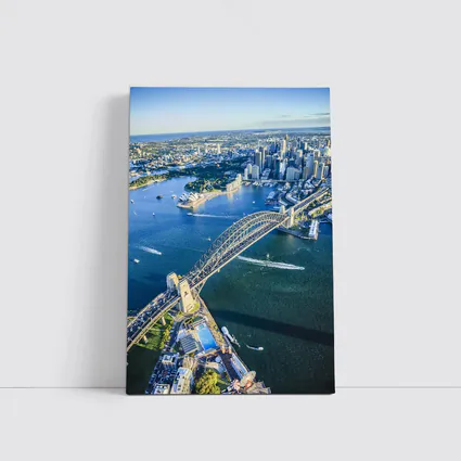 Sydney Harbour Bridge Aerial City View