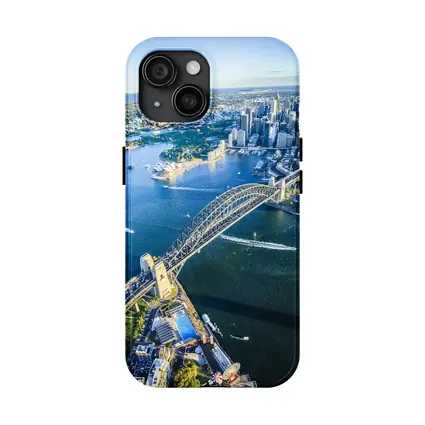 Sydney Harbour Bridge Aerial City View