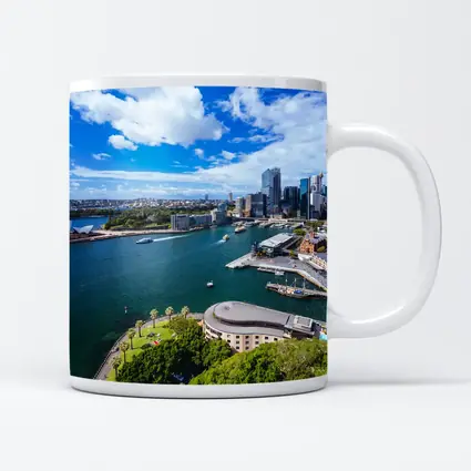 Sydney Opera House Harbour Skyline Aerial View