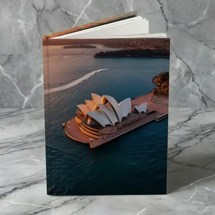 Sydney Opera House Aerial Sunset Harbor View