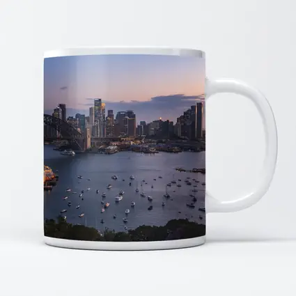 Sydney Harbour Bridge Skyline at Dusk