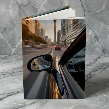 Car Side Mirror CN Tower Toronto Drive