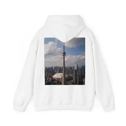 CN Tower Toronto Skyline Cloudy Day