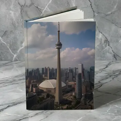 CN Tower Toronto Skyline Cloudy Day