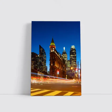Gooderham Flatiron Building Toronto Night Lights