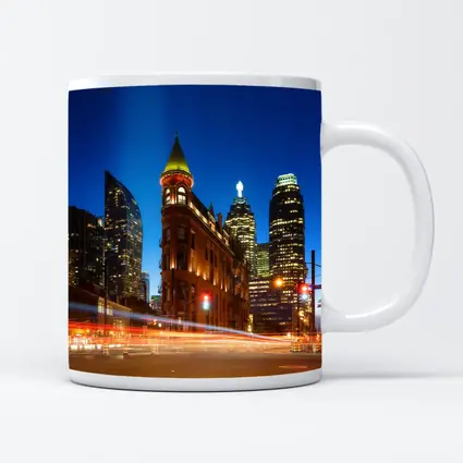 Gooderham Flatiron Building Toronto Night Lights