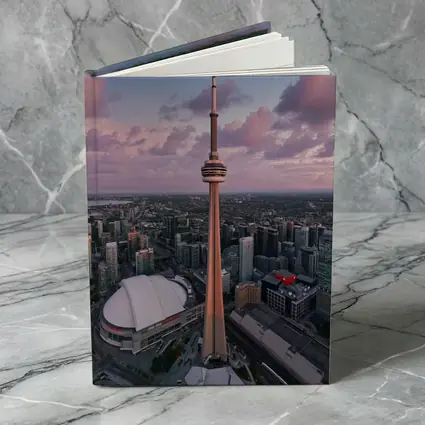 CN Tower Toronto Skyline Aerial Sunset View
