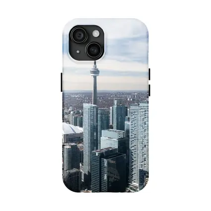 Toronto CN Tower Skyline Aerial City View