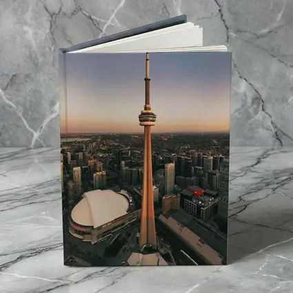 CN Tower Toronto Skyline Sunset Aerial View