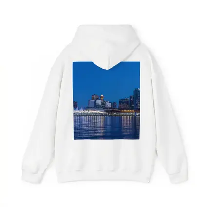 Vancouver Canada City Skyline Blue Dusk