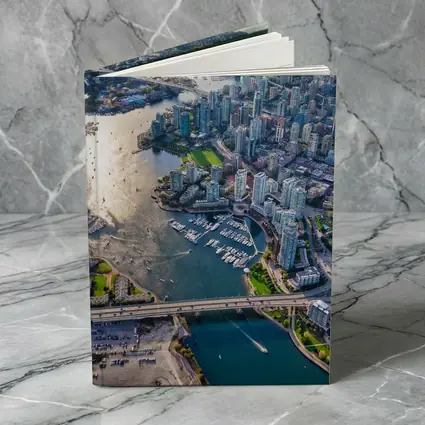 Vancouver Canada Aerial City Marina View