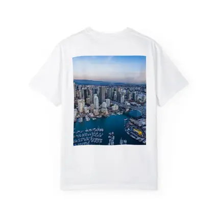 Vancouver Canada Aerial City Skyline Marina