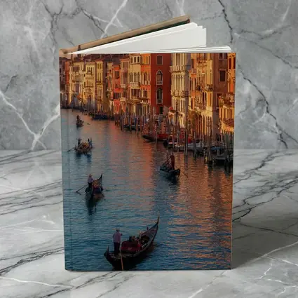 Venice Grand Canal Gondolas Sunset Italy