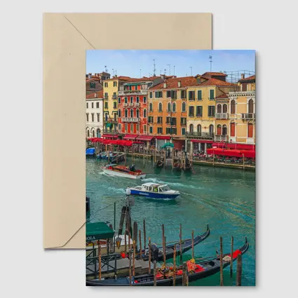 Venice Grand Canal Gondolas Italy Waterway