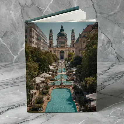 St Stephen Basilica Budapest Summer Fountains