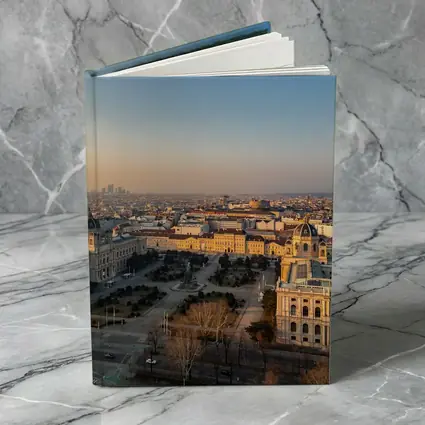 Vienna Austria Aerial City View Sunset