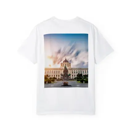 Vienna Natural History Museum Sunset Dramatic Sky