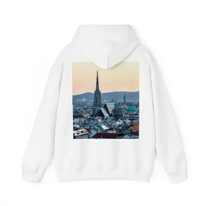St Stephens Cathedral Vienna City Skyline Sunset