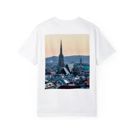St Stephens Cathedral Vienna City Skyline Sunset