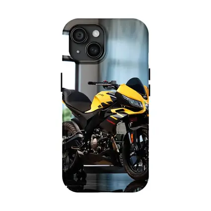 Yellow Black Sport Bike Indoor Studio