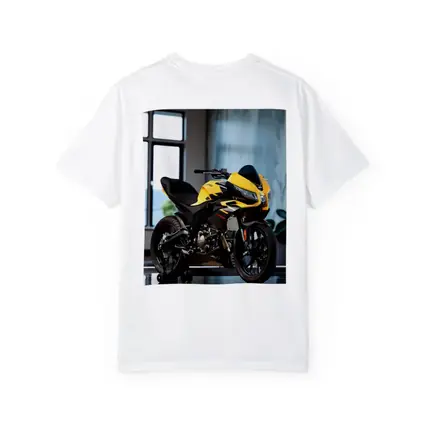 Yellow Black Sport Bike Indoor Studio