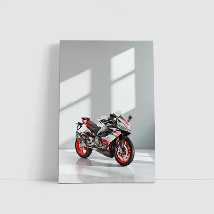 Aprilia RS660 Sport Bike White Studio