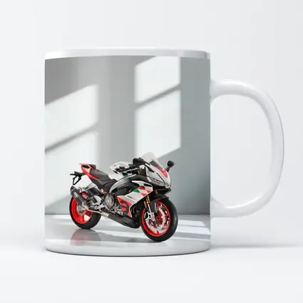 Aprilia RS660 Sport Bike White Studio
