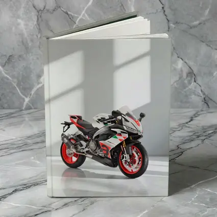 Aprilia RS660 Sport Bike White Studio