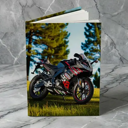 Aprilia Sport Bike Black Red Outdoor Grass