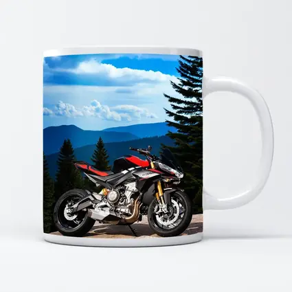 Aprilia Tuono Streetfighter Motorcycle Mountain Forest