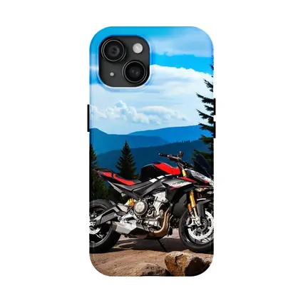 Aprilia Tuono Streetfighter Motorcycle Mountain Forest