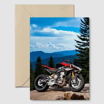 Aprilia Tuono Streetfighter Motorcycle Mountain Forest