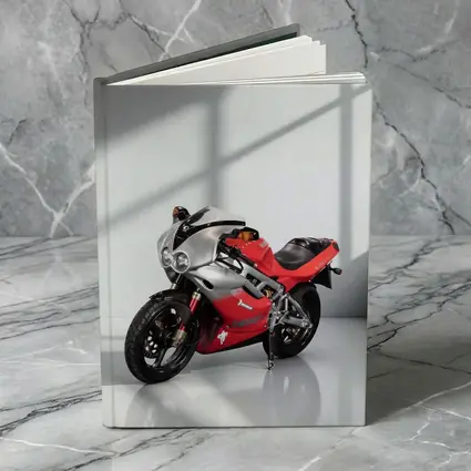 Bimota Sport Bike Red Silver Studio