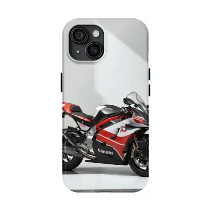 Bimota Superbike Red Black Minimalist Studio