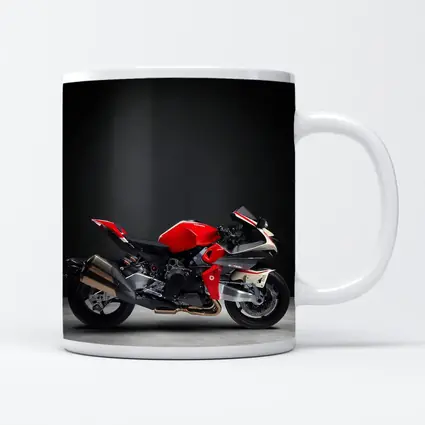 MV Agusta Sport Bike Red Dark Background