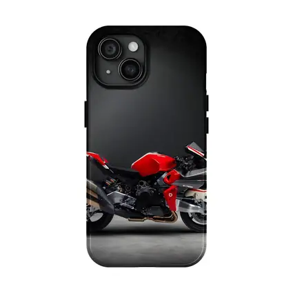 MV Agusta Sport Bike Red Dark Background