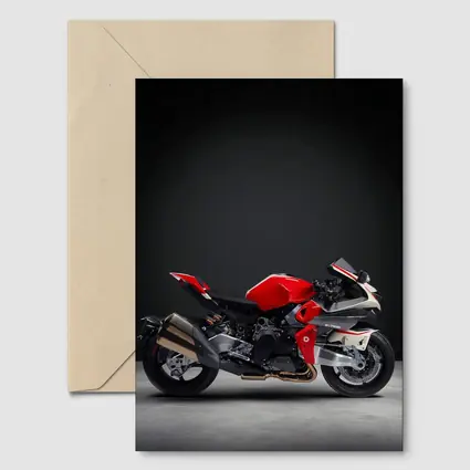 MV Agusta Sport Bike Red Dark Background
