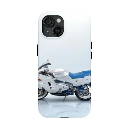 Bimota Motorcycle White Blue Studio Shot