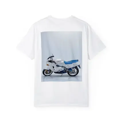 Bimota Motorcycle White Blue Studio Shot