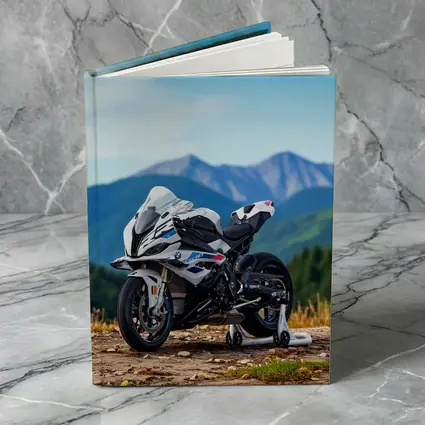 BMW S1000RR Sport Bike Mountain Backdrop