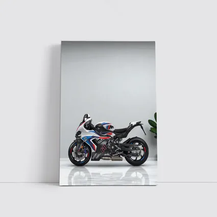 BMW M RR Sport Bike White Room