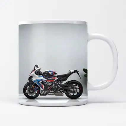 BMW M RR Sport Bike White Room