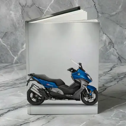 BMW Scooter Blue Studio Showroom Display