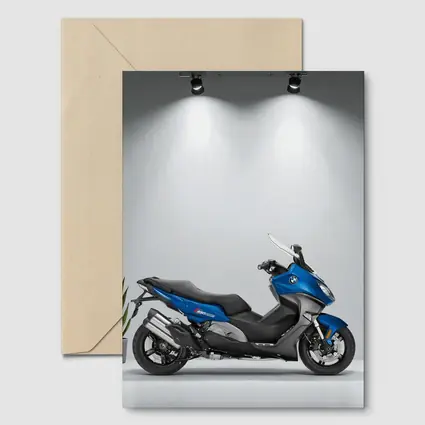 BMW Scooter Blue Studio Showroom Display