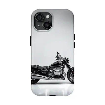 BMW R18 Cruiser Motorcycle Gray Studio Background