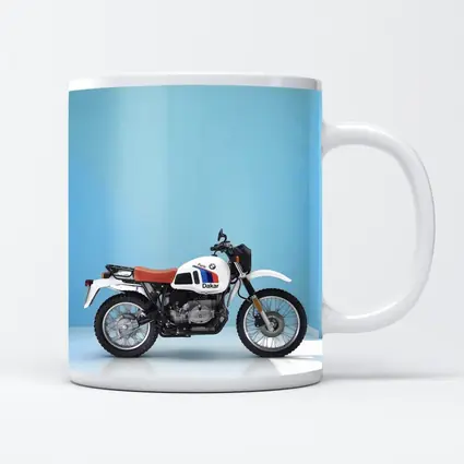 BMW Paris Dakar Motorcycle Blue Studio