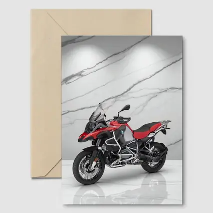 BMW R1250GS Adventure Motorcycle Marble Background