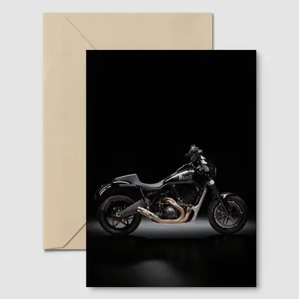 Buell Motorcycle Black Studio Dark Background