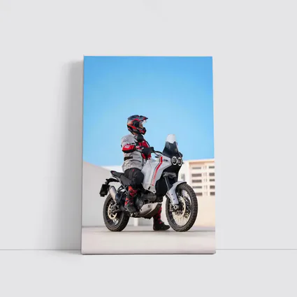 Ducati Desert Sled Rider Urban Rooftop