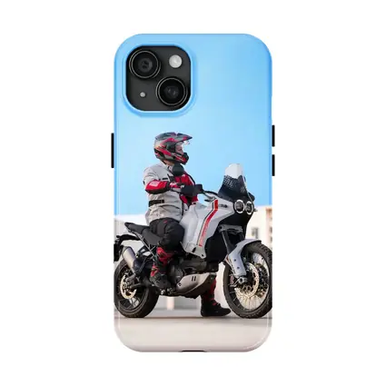 Ducati Desert Sled Rider Urban Rooftop